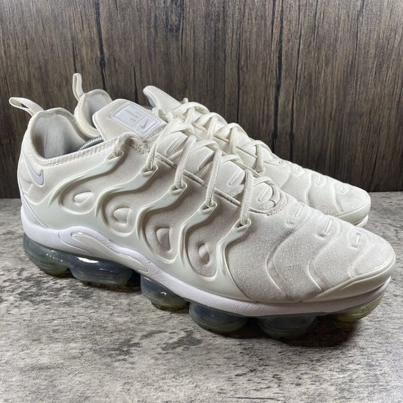 Nike Air VaporMax Plus White Pure Platinum Men's Shoes Sneakers Size 13 - Picture 1 of 10